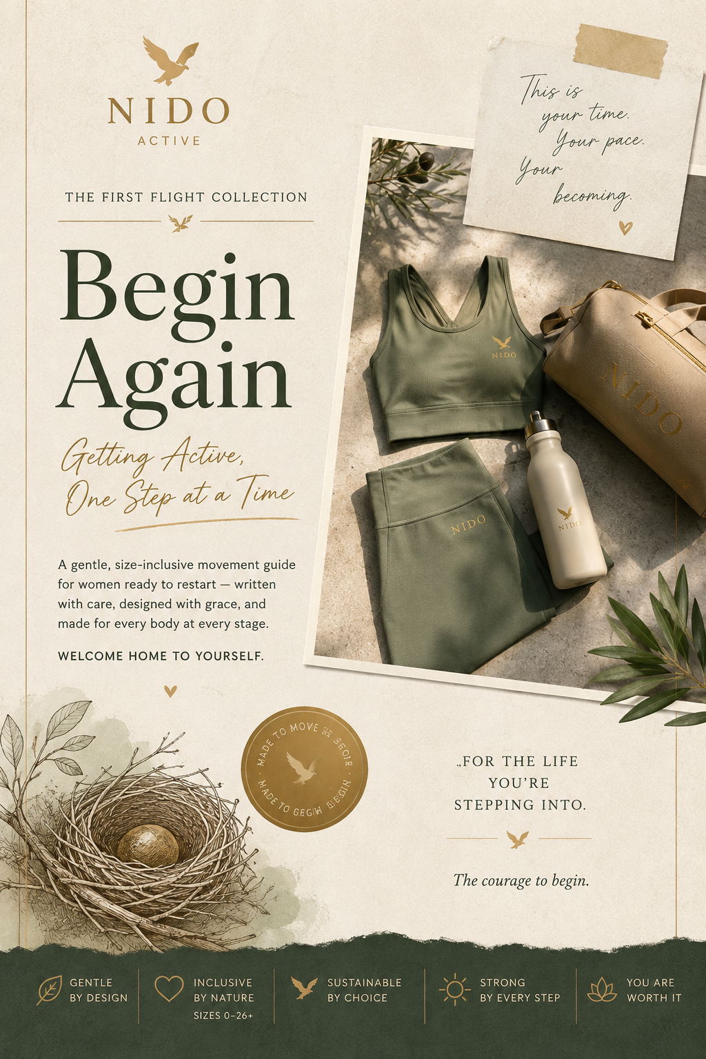 Nido Active Begin Again digital movement guide cover